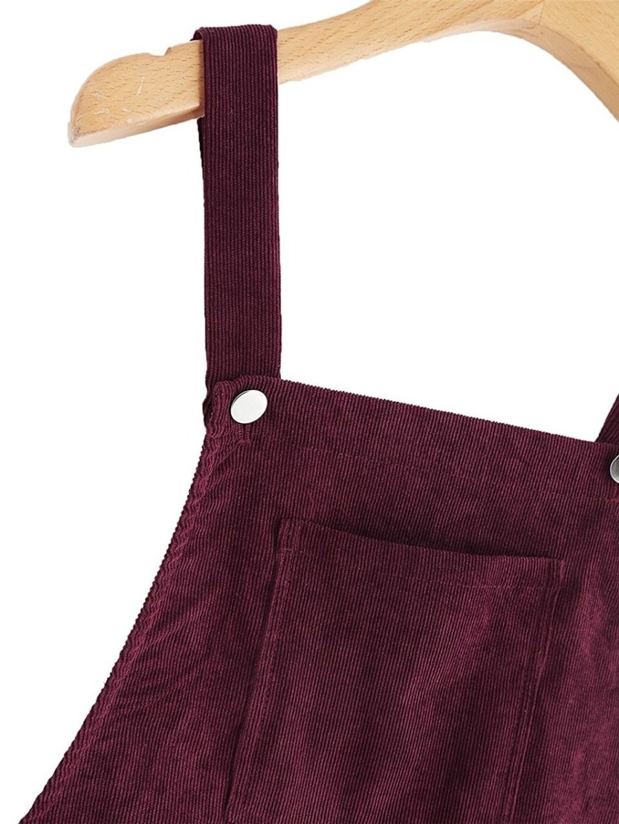 Vintage Velvet Tenåringskjole Burgundy