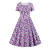 Vintage 50-Talls Lilla Kjole