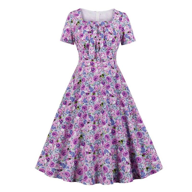 Vintage 50-Talls Lilla Kjole