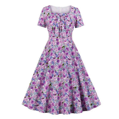 Vintage 50-Talls Lilla Kjole
