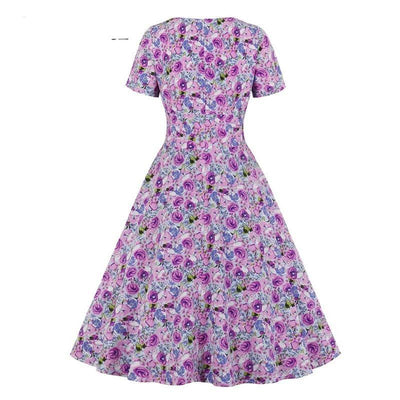 Vintage 50-Talls Lilla Kjole